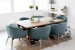 Lennon Velvet Dining Chair - Teal Lennon Dining Chair Collection - 13