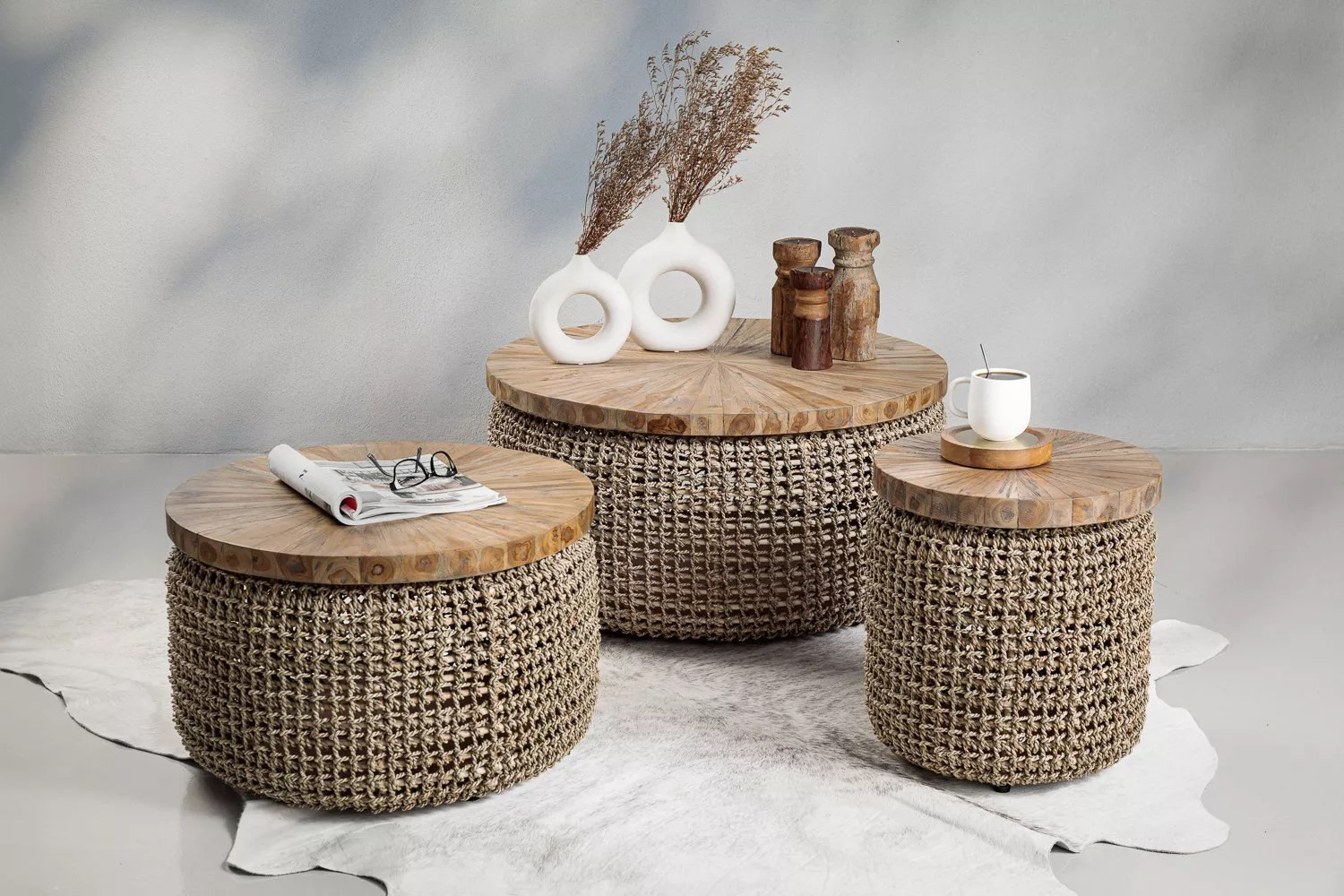 Alexia Coffee & Side Table Set For Sale | Cielo