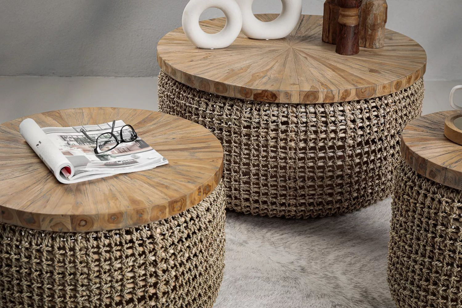 Alexia Coffee & Side Table Set For Sale | Cielo