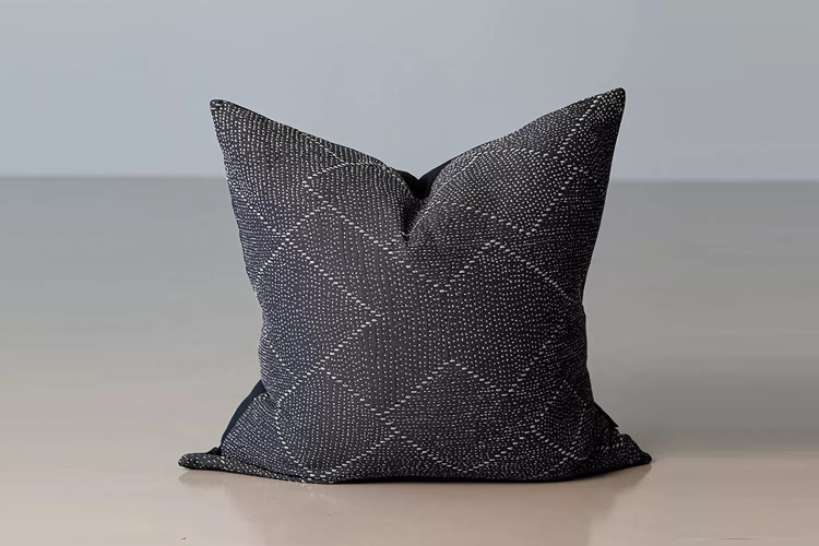 Kantha Cloth Duck Feather Scatter Cushion Scatter Cushions - 1