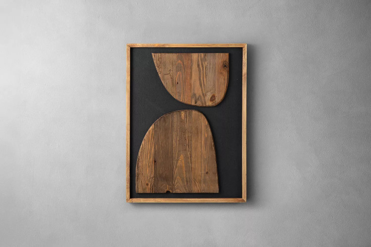 Achilles Wall Art - Natural & Black 3D Wall Art - 1