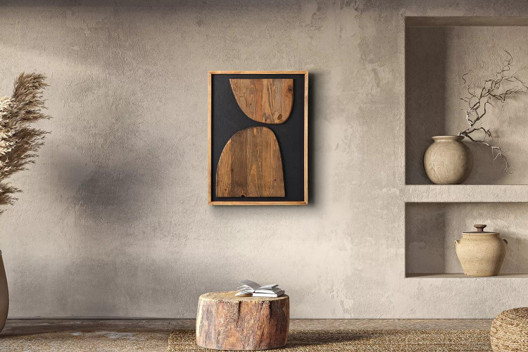 Achilles Wall Art - Natural & Black 3D Wall Art - 1