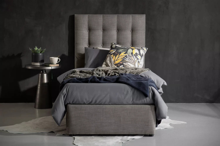 Ariella Bed - Three Quarter - Alaska Grey Three Quarter Beds - 1
