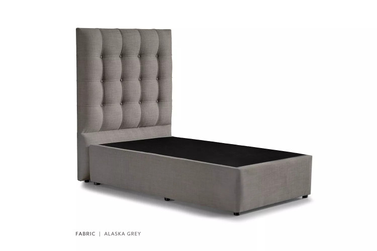 Ariella Bed - Three Quarter - Alaska Grey Three Quarter Beds - 1