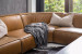Jagger Leather Modular - Grand Corner Couch with Ottoman - Sahara Corner Couches - 6