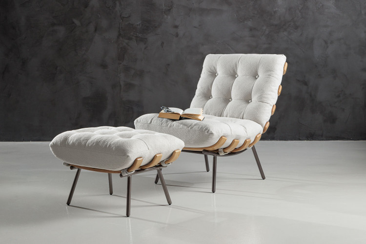Fidel Lounge Chair - Oyster Occasional Chairs - 1