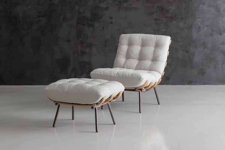 Fidel Lounge Chair - Oyster Occasional Chairs - 1