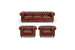Jefferson Leather Lounge Suite - Brown Lounge Suites - 2