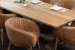 Bordeaux Lennon 6-Seater Leather Dining Set - 1.9m - Tan 6-Seater Dining Sets - 7