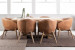 Bordeaux Lennon 6-Seater Leather Dining Set - 2.4m - Tan 6-Seater Dining Sets - 2