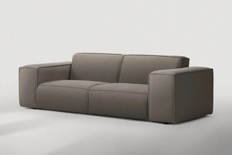 Jagger 3-Seater Couch - Avalon Grey 3 - Seater Couches - 1