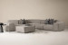 Jagger Modular Grand Corner Couch with Ottoman - Cloud Grey Couches - 2