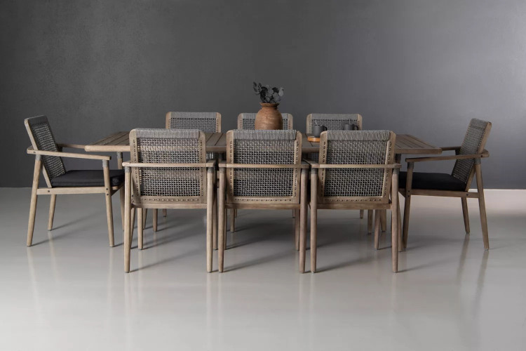 Ashburn 8-Seater Patio Dining Set Patio Dining Sets - 1