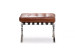 Demo - Replica Barcelona Footstool - Tan Demo Clearance - 2