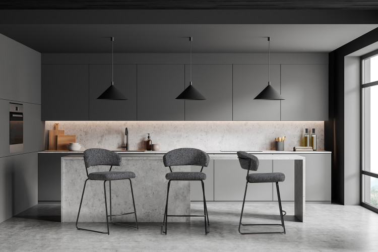 Mera Counter Bar Chair-Serana Ash Home - 1