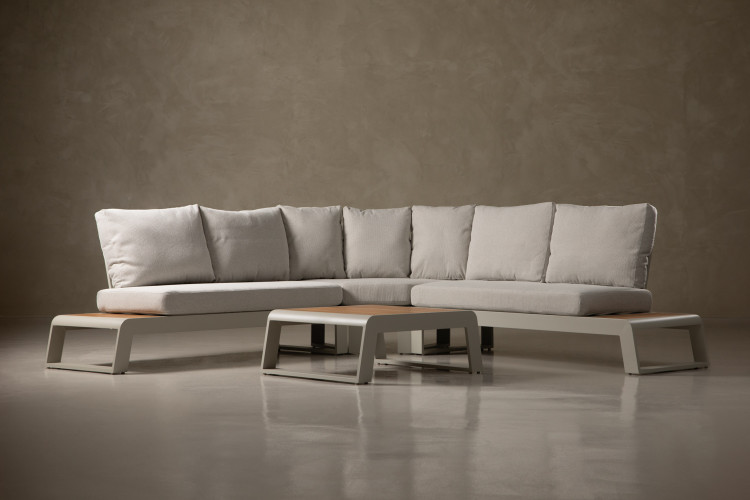 Zanzibar Corner Patio Lounge Set Home - 1