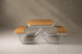 Sydney Patio Picnic Bench - White & Natural Home - 5