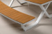 Sydney Patio Picnic Bench - White & Natural Home - 9