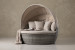 Lenima Patio Daybed - Sandy Taupe Home - 1