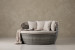 Lenima Patio Daybed - Sandy Taupe Home - 8