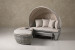 Lenima Patio Daybed - Sandy Taupe Home - 6