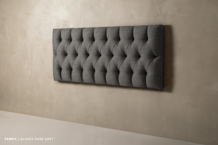 Juliette Headboard - Queen - Alaska Dark Grey Queen Headboards - 1
