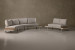 Barbados C-Shape Patio Lounge Set Corner Patio Lounge Set - 3