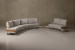 Barbados C-Shape Patio Lounge Set Corner Patio Lounge Set - 8