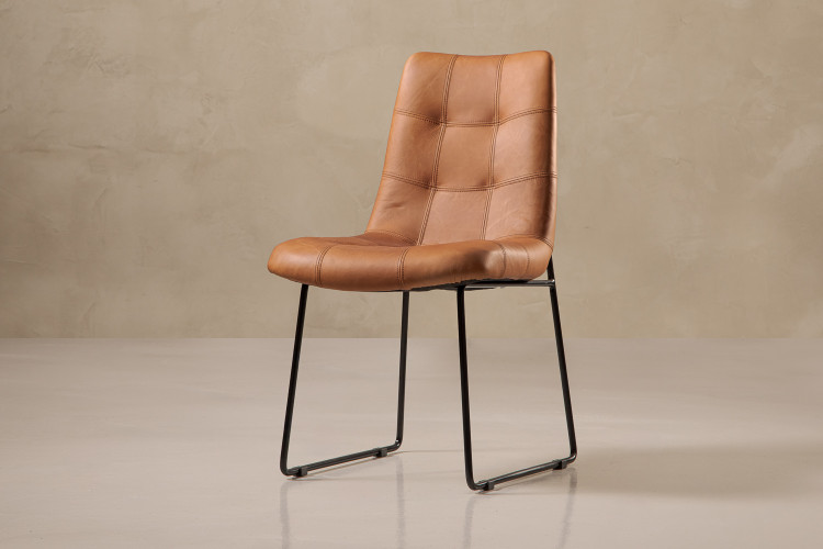 Cruz Leather Dining Chair Dining Chairs - 4