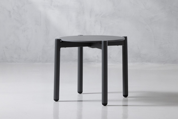 Ello Patio Side Table - Charcoal Patio Coffee & Side Tables - 4