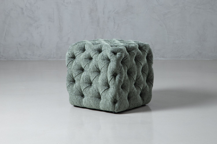 Barkley Cube Ottoman - Serana Sage Ottomans - 1