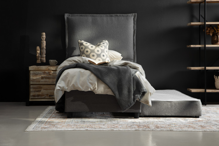 Jupiter Dual Function Kids Bed Base - Single - Dove Grey Home - 2