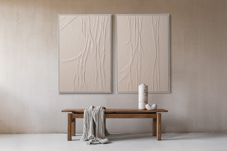 Hand Painted Canvas Art - Valerio - Set of 2 - Stone Home - 1