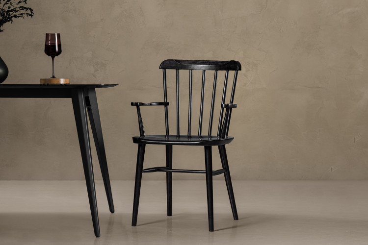Clemence Dining Chair - Ebony Home - 4