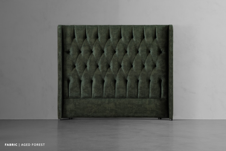 Genevieve Headboard - Double - Aged Forest Double Headboards - 1