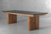 Demo - Cordoba Dining Table - 2.4m - Natural & Black Demo Clearance - 2