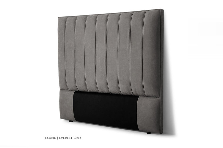 Demo - Harlem Headboard - King - Everest Grey Demo Clearance - 1