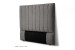 Demo - Harlem Headboard - King - Everest Grey Demo Clearance - 2