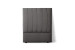 Harlem Headboard - 3/4 - Alaska Dark Grey Three Quarter Headboards - 1