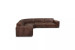 Demo - Jagger Leather Modular Grand Corner Couch Set - Spice Demo Clearance - 3