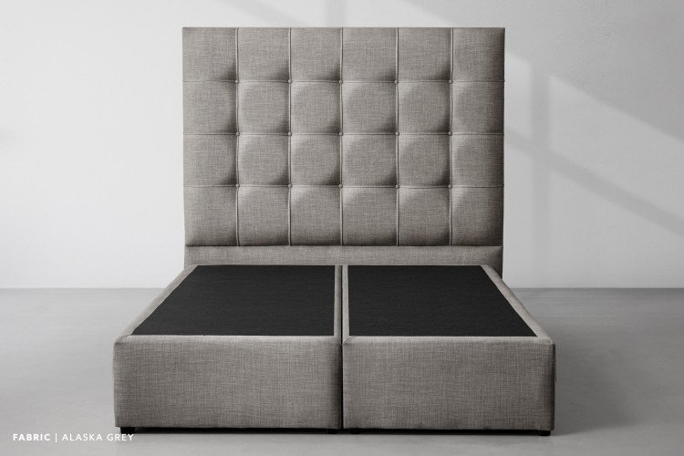 Ariella Bed - King - Alaska Grey King Size Beds - 1
