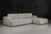 Orclan L-Shape Couch - Ivory Drift Home - 4