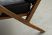Demo - Salvino Leather Armchair - Black Demo Clearance - 3