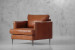 Demo - Remington Leather Armchair - Burnt Tan Demo Clearance - 1