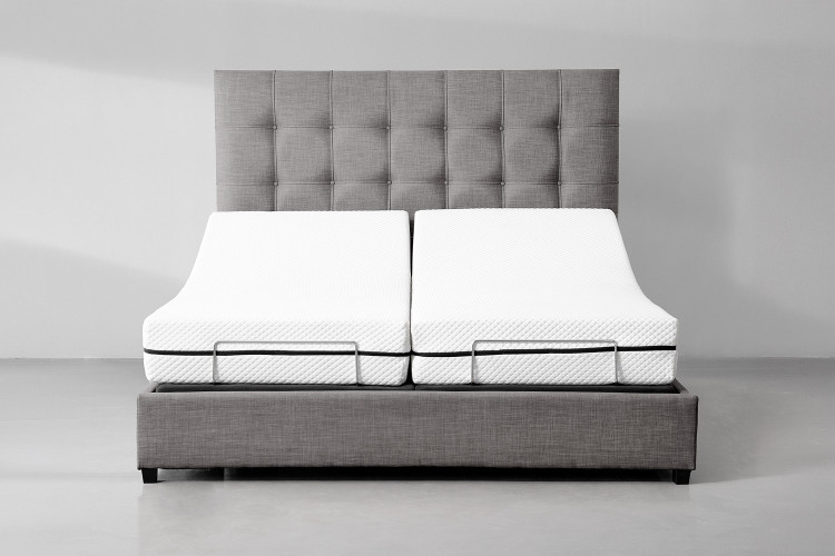 Slumberflex Ariella Adjustable Bed - KXL - Alaska Grey Adjustable King XL Beds - 2