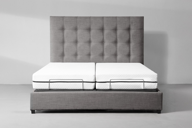 Slumberflex Ariella Adjustable Bed - KXL - Alaska Grey Adjustable King XL Beds - 2