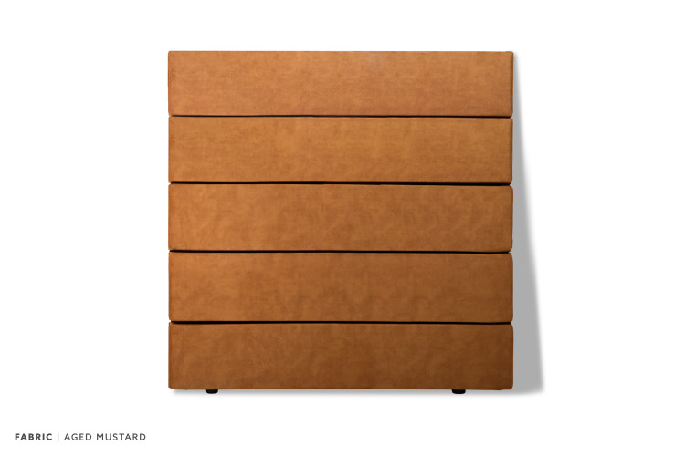 Drew Headboard - Queen - Aged Mustard Queen Headboards - 1