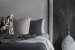 Elizabeth - Double Headboard - Velvet Grey Double Headboards - 3