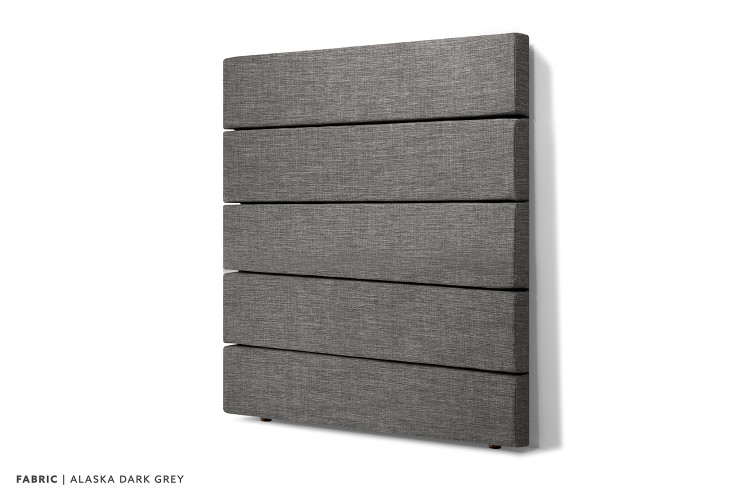 Drew Headboard - Queen - Alaska Dark Grey Queen Headboards - 1