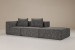 Montclair Modular Open 3-Seater Couch - Stormy Haze Fabric Modular Couches - 2
